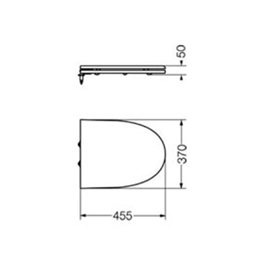 FERRUM MARINA - TAPA ASIENTO CIERRE SUAVE - Cod:THXUS - BL