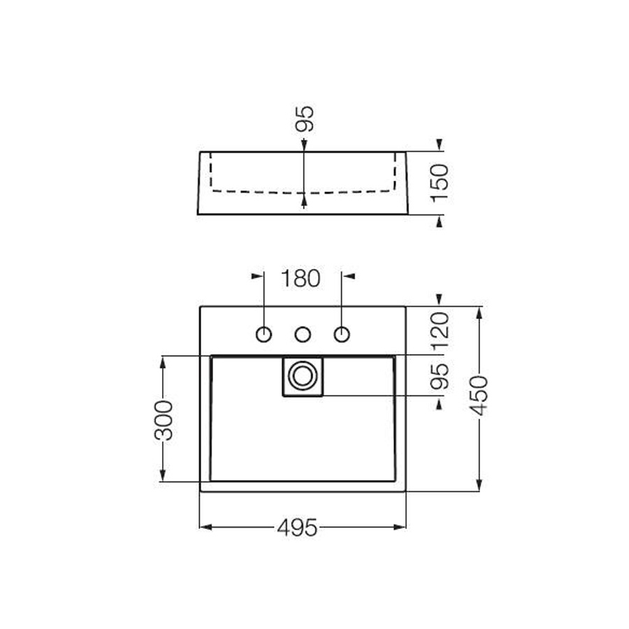 FERRUM QUBIQ - LAV QUBIQ 3AG D/OC - Cod:LWR3F - BL