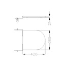 FERRUM QUBIQ - TAPA BIDE 3AG UF - Cod:TRB3U - BL