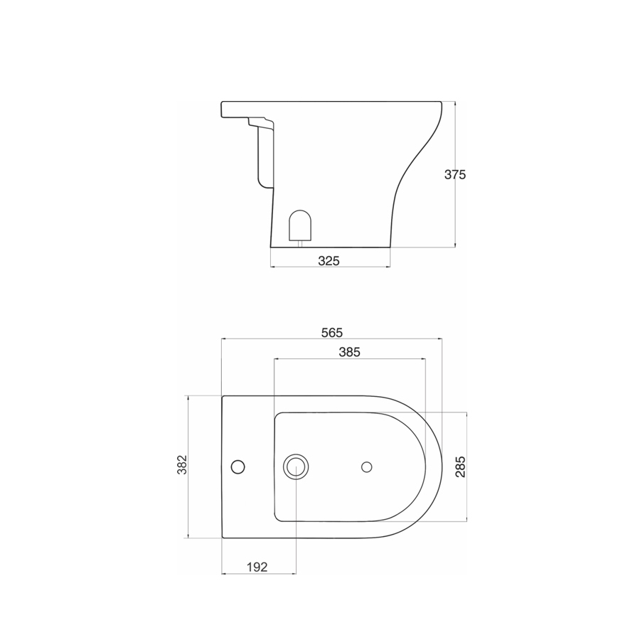 FERRUM VENETO - BIDET 1 AG - Cod:BTA1J - BL