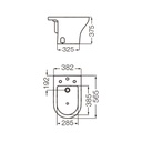 FERRUM VENETO - BIDET 3AG - Cod:BTA3J - BL