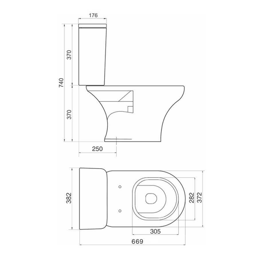 FERRUM VENETO - DEPOSITO DUAL 6L - Cod:DTW6F - BL