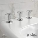 Andez - Griferia Bidet 3 Agujeros Linea: Up