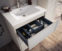 Muebles Schneider - Linea: Nature - VANITORY 70 NATURE Color: BLANCO TEXTURADO - V70NATXB
