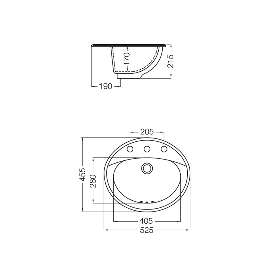 FERRUM ARMONICA - BACHA OVAL 1 AG - Cod:LO1F - BL