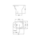 FERRUM ATUEL - BIDET 1 AGUJERO - Cod:BFR1 - BL