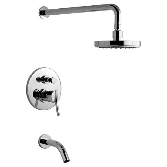 FV - Libby Monocomando – Juego para bañera y ducha - Monocomando - Ceram.