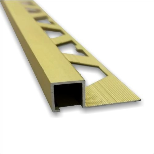 ATRIM - ALUMINIO GUARD. QUADRA 10x10mm x 2,50m ORO MATE