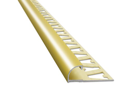 ATRIM - ALUMINIO GUARD. BULLNOSE 10mm x 2,5m ORO DELUXE