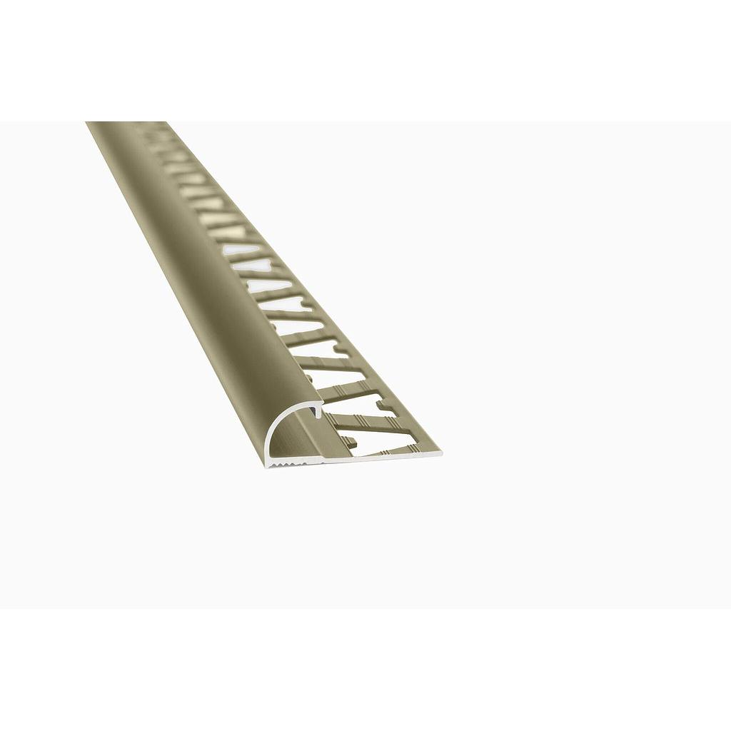 ATRIM - ALUM GUARD. BULLNOSE10mmx2,5m OLIVO-BRONCE MATE A1