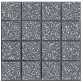 Losetas Graniticas 40x40 - Adoq. Recto 16p Gris Bardiglio - BLANGINO