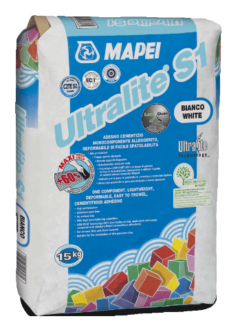 ULTRALITE S1 GREY BOLSA 15 KG - MAPEI