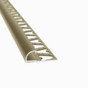 ATRIM - ALUMINIO GUARD. BULLNOSE 15mm x 2,50m BEIGE - DISCONTINUADA