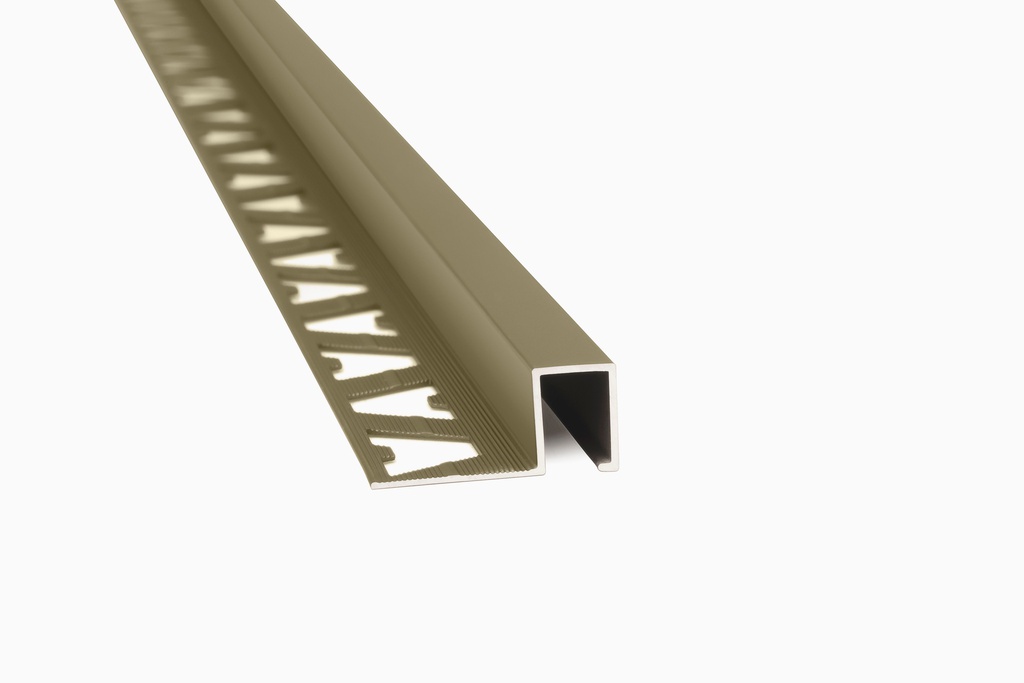 ATRIM - ALUM GUARD QUADRA12x8mmx2,5m OLIVO-BRONCE MATE - DISCONTINUADO