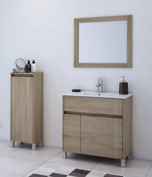 Muebles Schneider - Linea: Nature - VANITORY 80 NATURE Color: CAJU - V80NACAJ