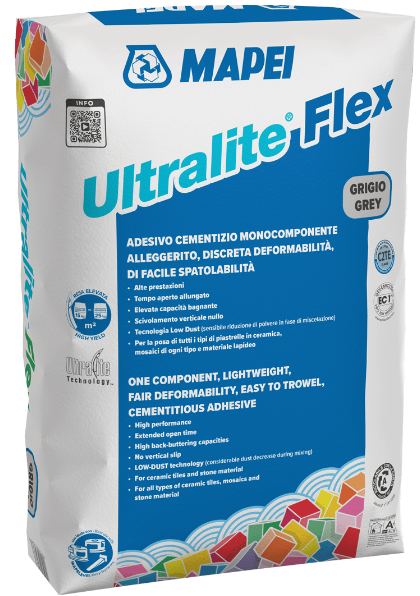 ULTRALITE FLEX GREY BOLSA 15 KG - MAPEI