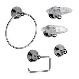 [0179.05/B2-CR] FV - Accesorios Newport – Kit de 5 accesorios - 5 Accesorios - Cromo - 