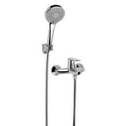 [0310/D9-CR] FV - D9 Coty – Juego monocomando para bañera y ducha manual - Monocomando - Cromo - Ceram.