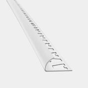 [1563] ATRIM - ALUMINIO GUARD. ARCO 10mm x 2,5m BLANCO A1