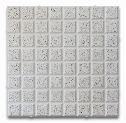 [C210AR] Losetas Graniticas 40x40 - Adoq. Recto 64p Milano - BLANGINO