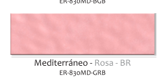 [ER-830MD-RSB] ER-830MD-RSB - Mediterraneo - 8.5x30 - Rosa - Brillante  - Colores Solidos