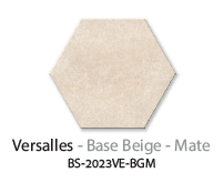[BS-2023VE-BGM] BS-2023VE-BGM - Versalles base - Beige - 20x23 - Mate - Colores Solidos - DISCONTINUADO