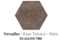 [BS-2023VE-TBM] BS-2023VE-TBM - Versalles base - Tabaco - 20x23 - Mate - Colores Solidos - DISCONTINUADO